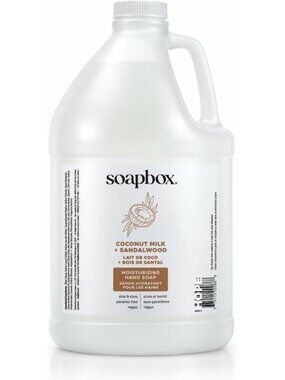 Coconut Milk & Sandalwood Liquid Hand Soap Refill - 1 Gallon, Gentle Cleanser